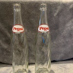Antique 1960’s Swirl Pepsi Cola Bottle